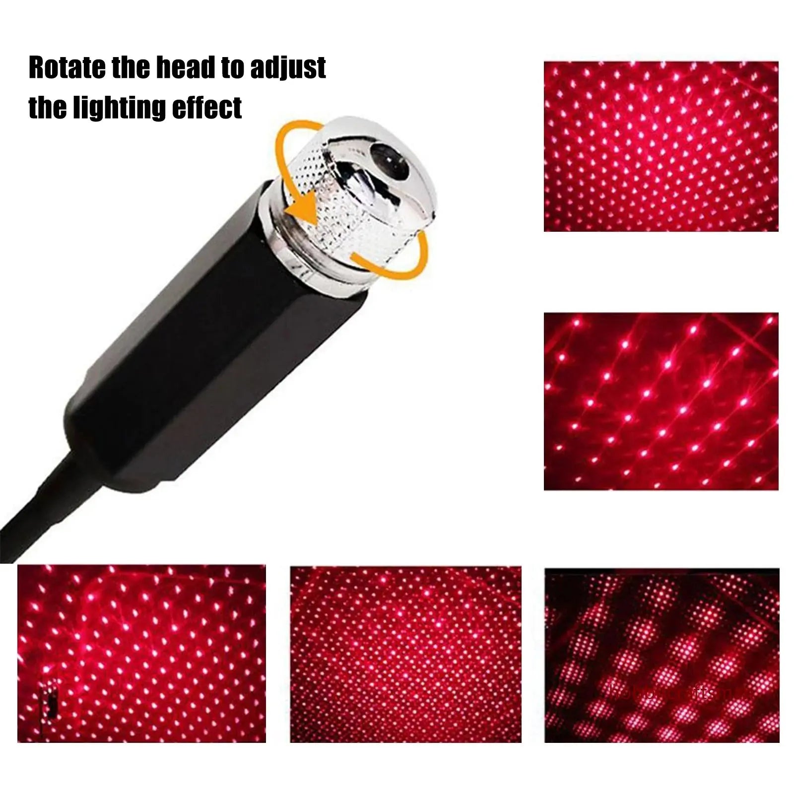 Galaxy Star Car Roof Night Projector